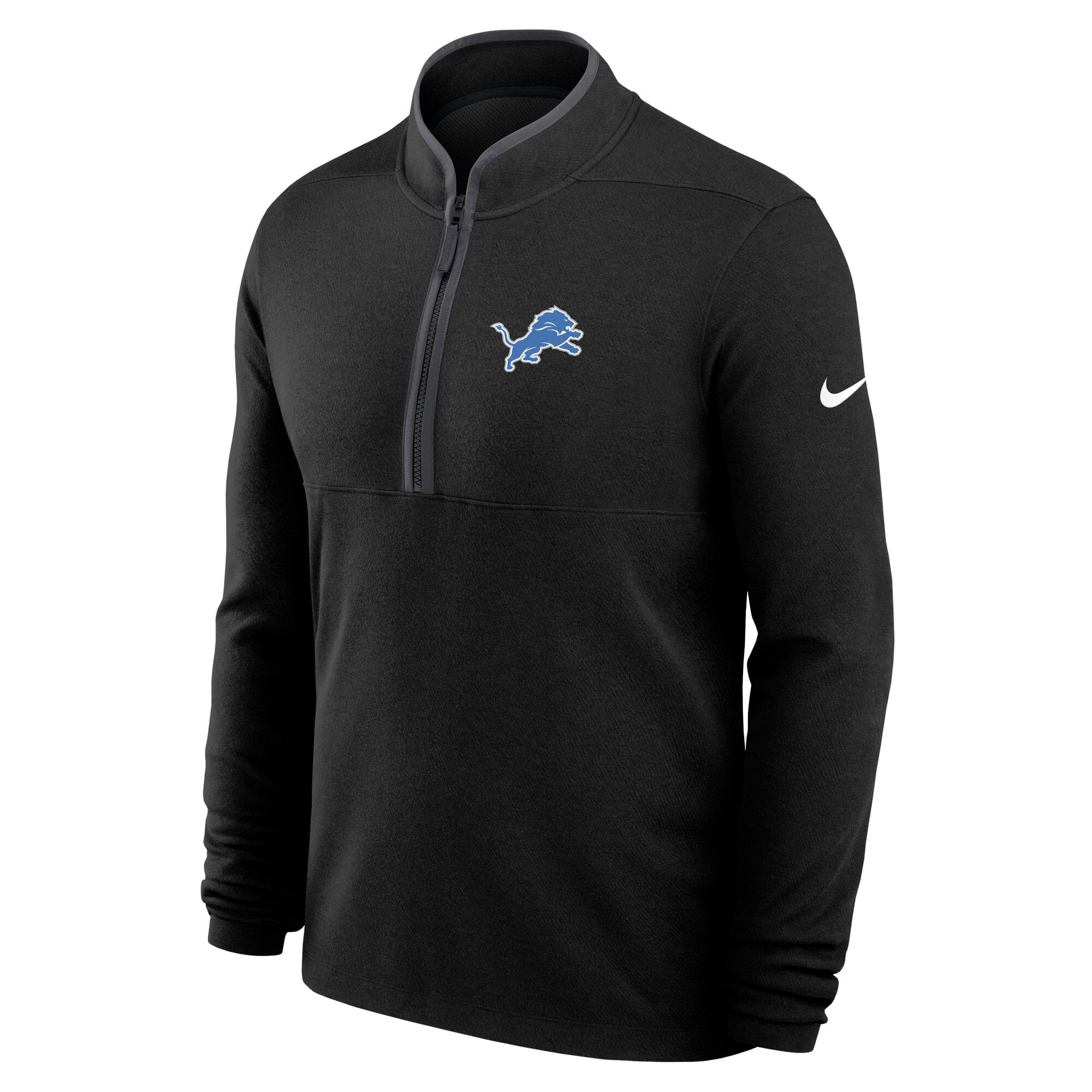 Men's Nike Detroit Lions Primetime Victory Dri-FIT Half-Zip Pullover